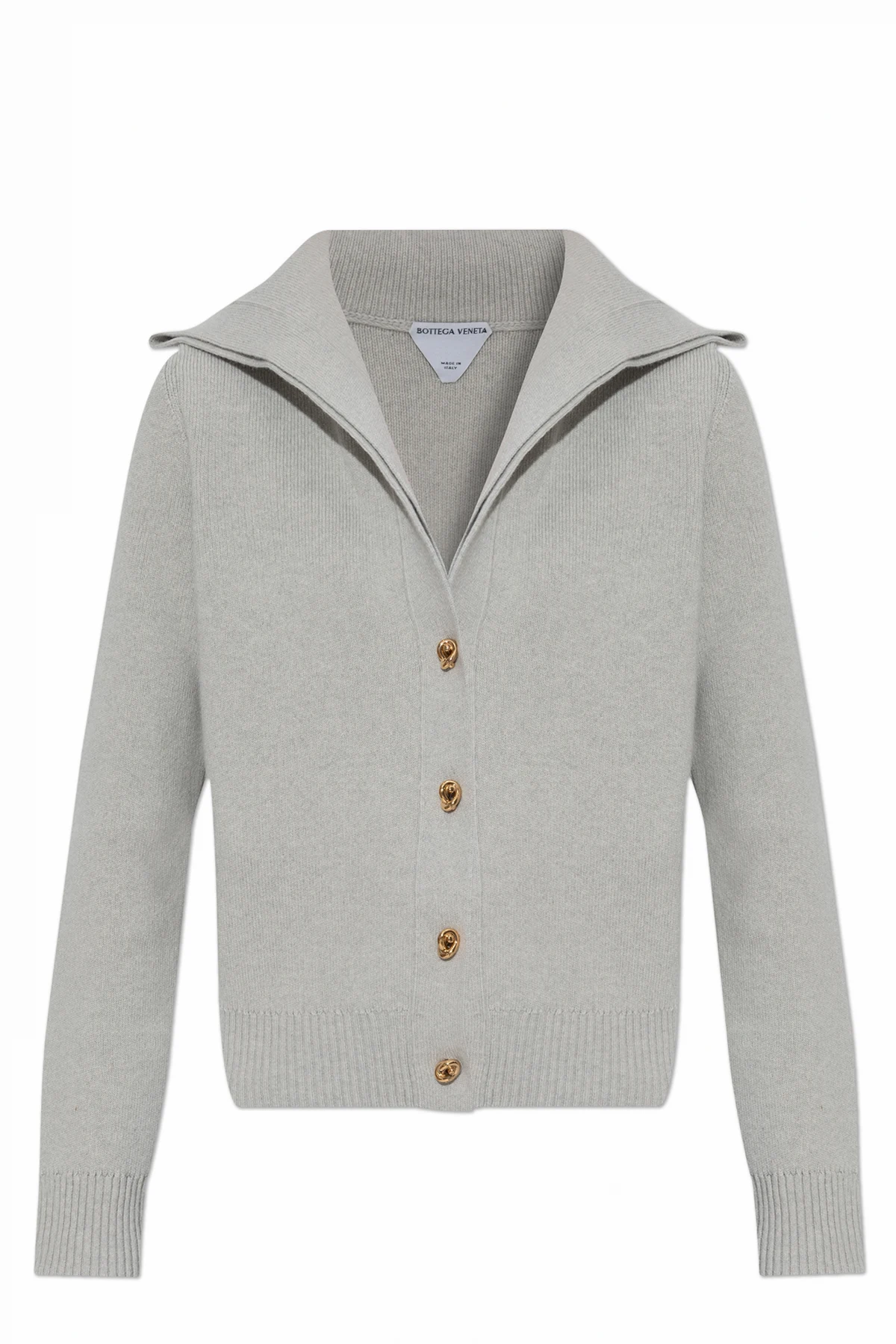 Kardigan z kołnierzem