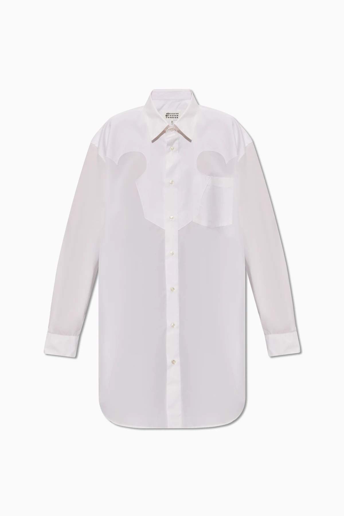Raw-trimmed shirt