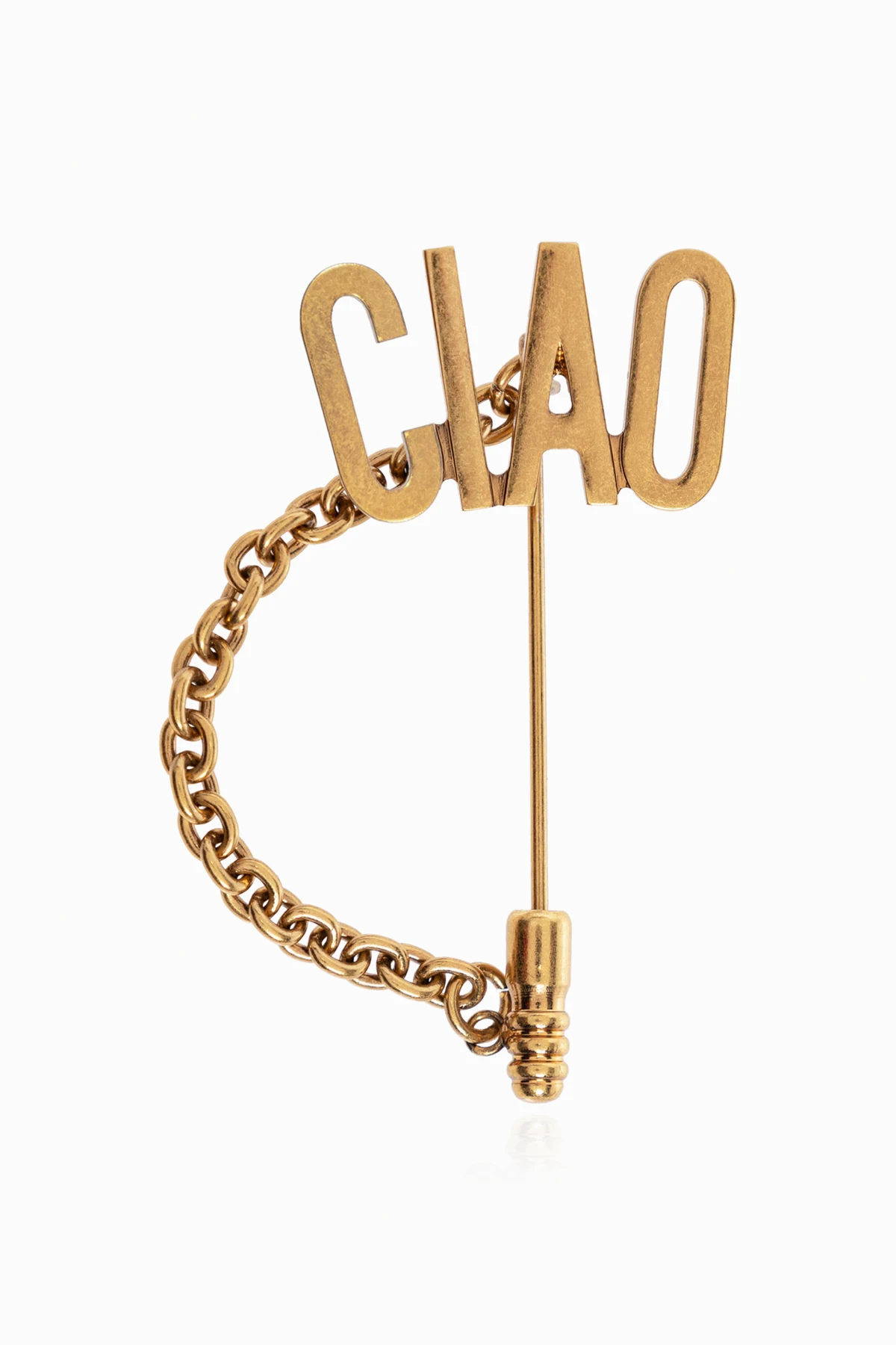 Mosiężna przypinka