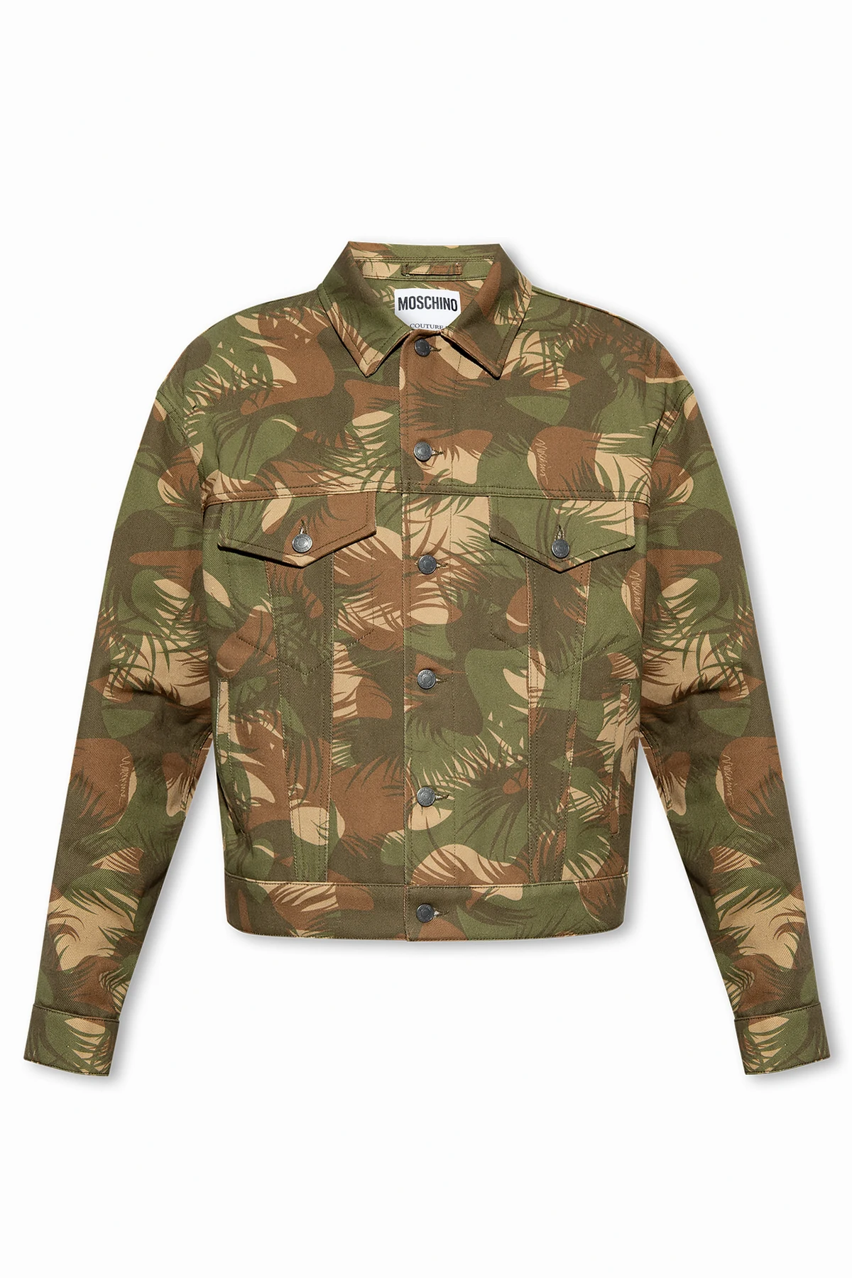 Jeansowa kurtka z nadrukiem