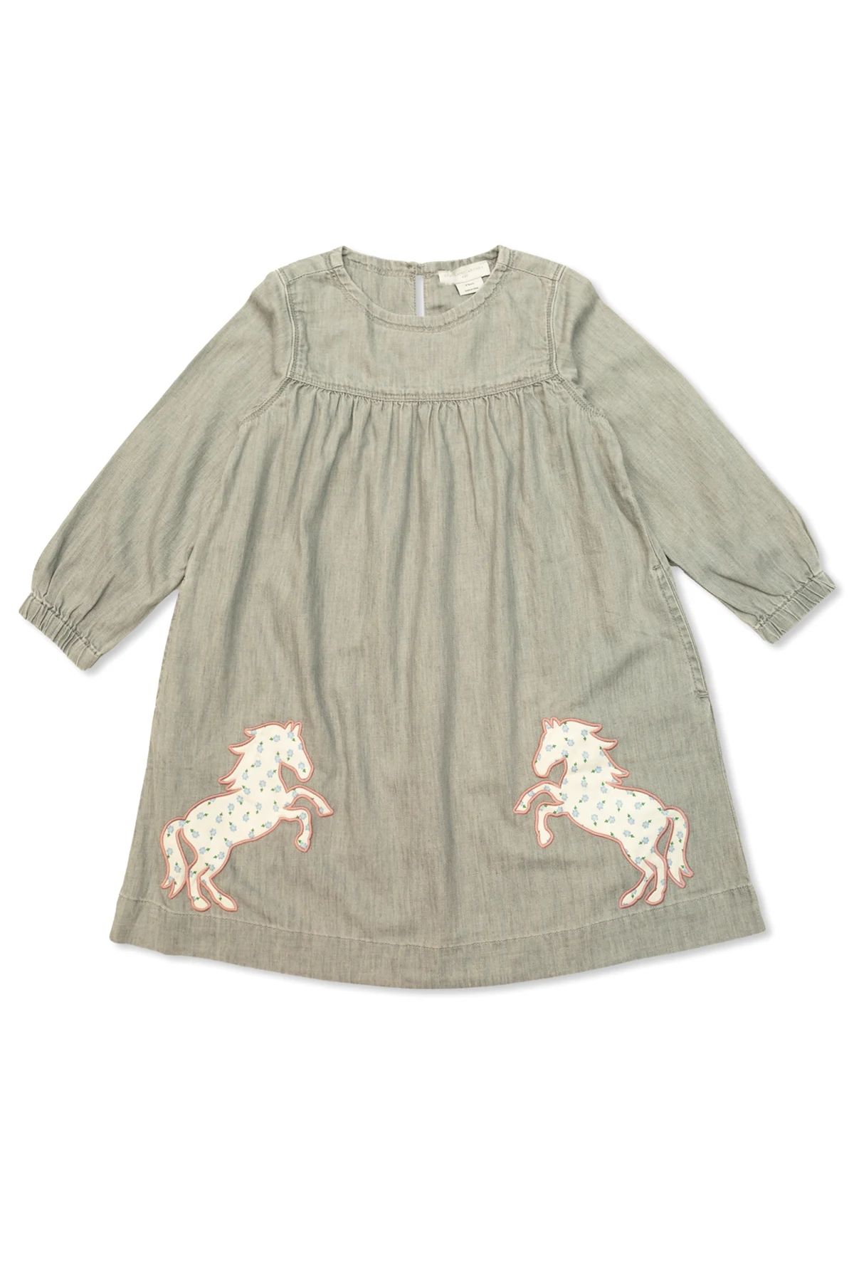 Jeanskleid mit Stickerei