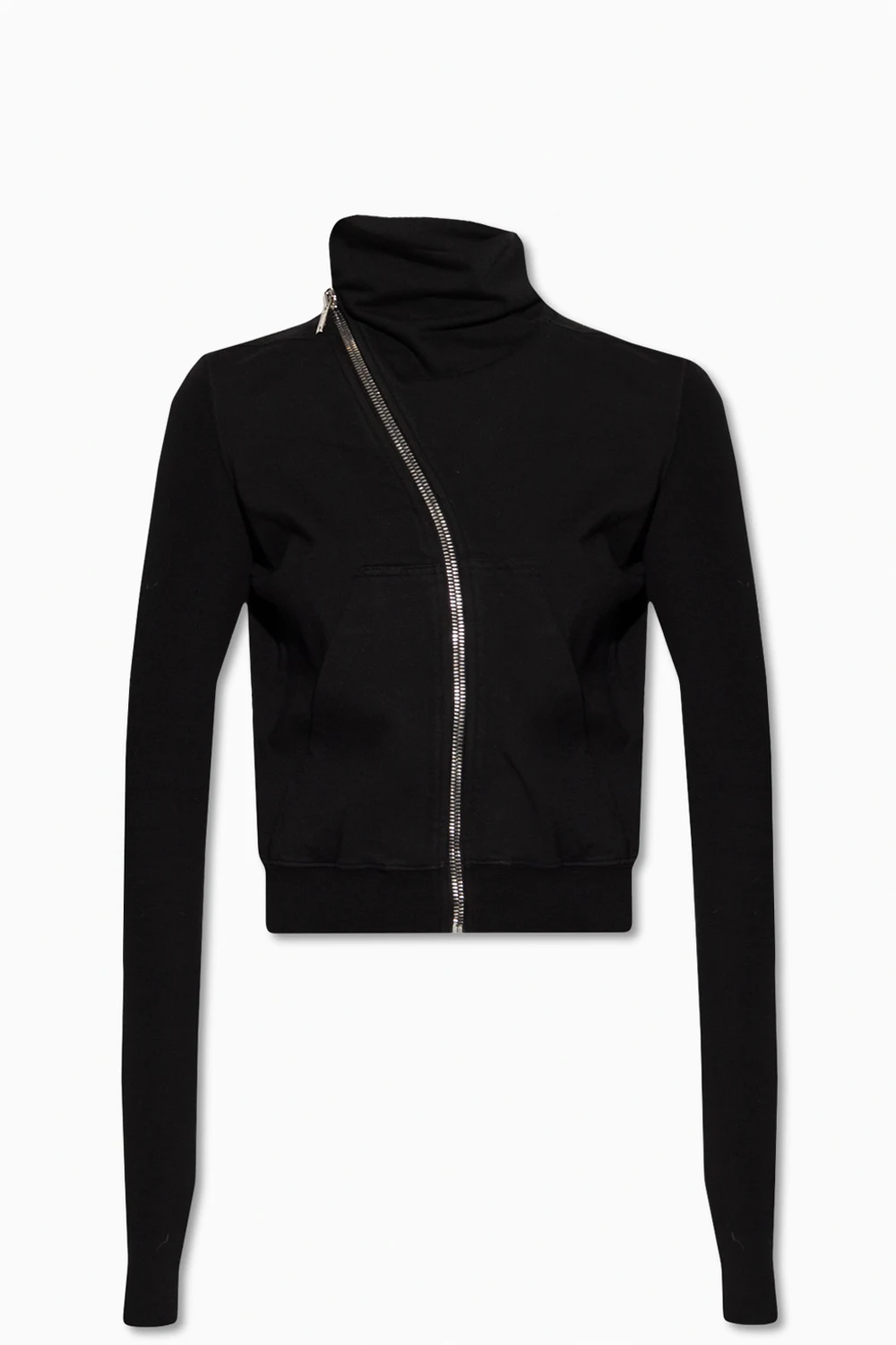 Sweatshirt with standing collar