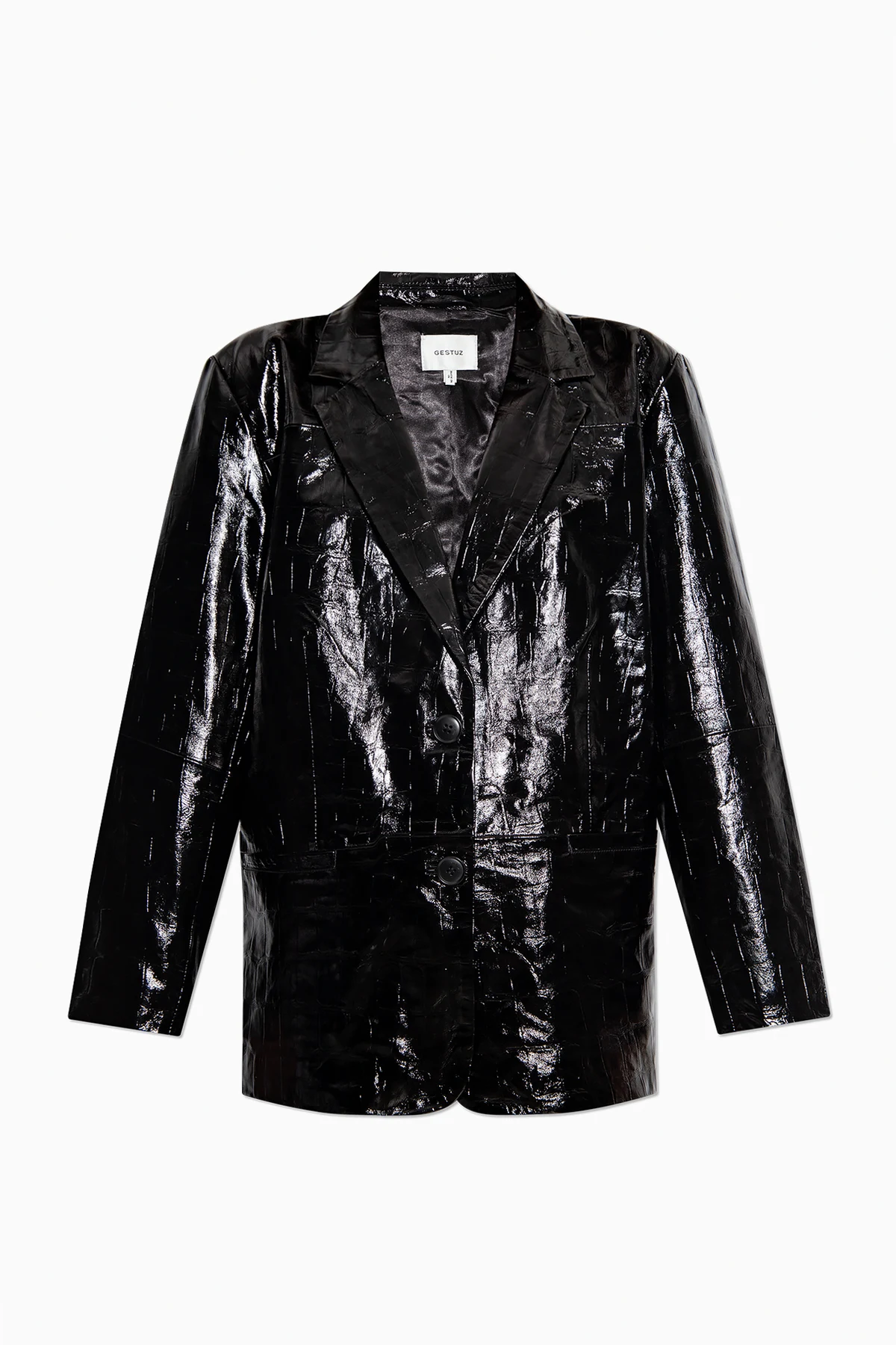 ‘Anafeegz’ leather blazer