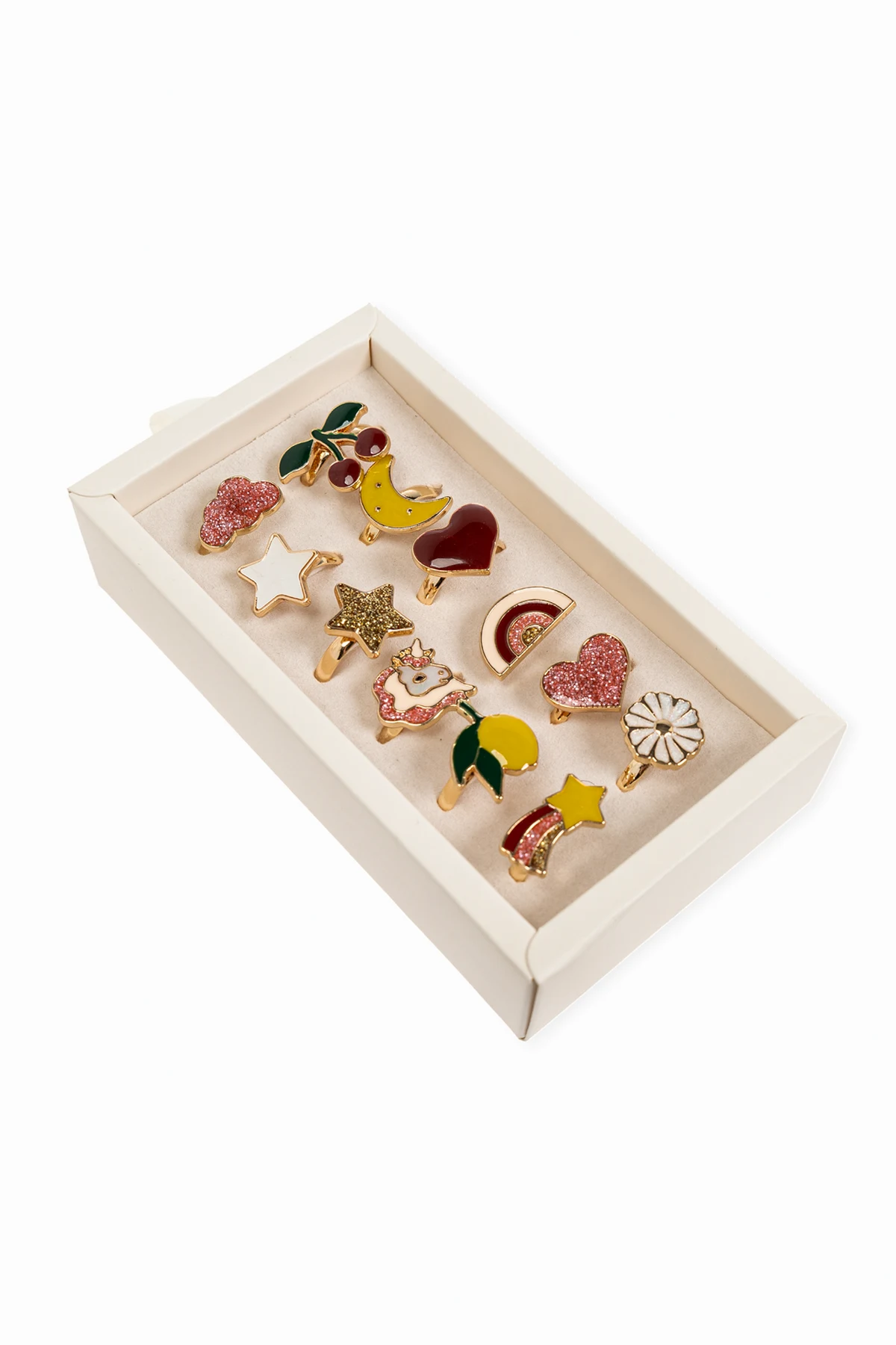 Zestaw dwunastu pierścionków