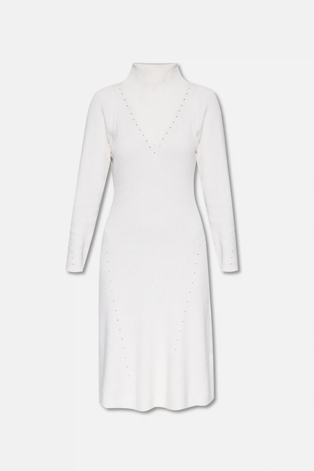 ‘Erin’ dress with standing collar