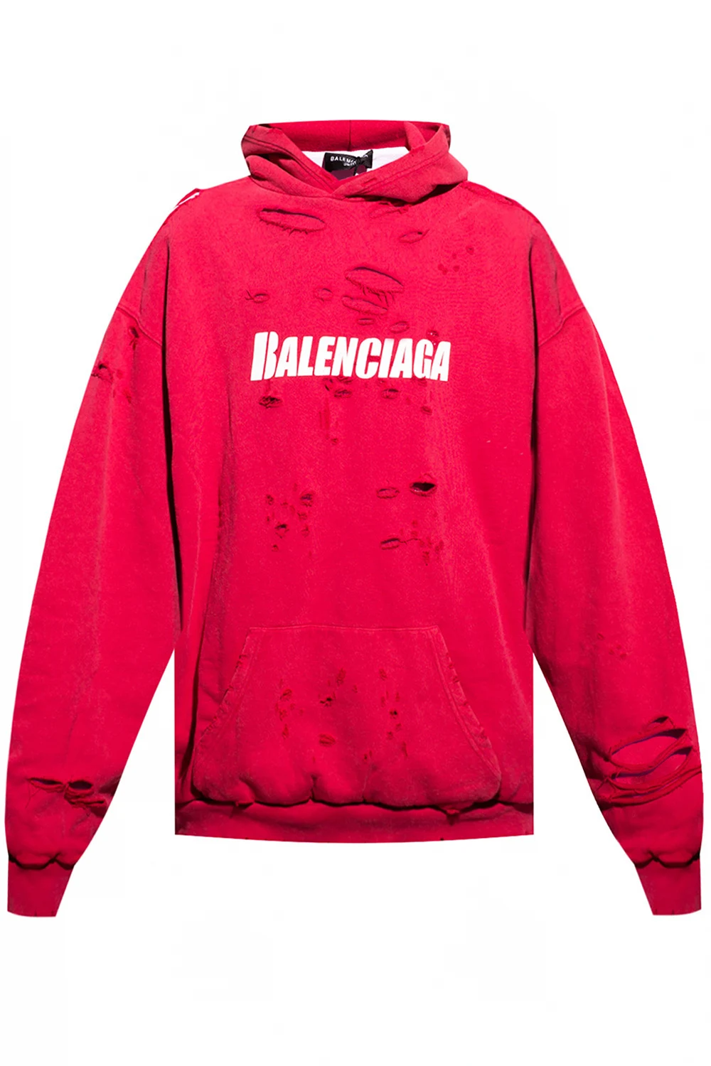 Sweatshirt with holes