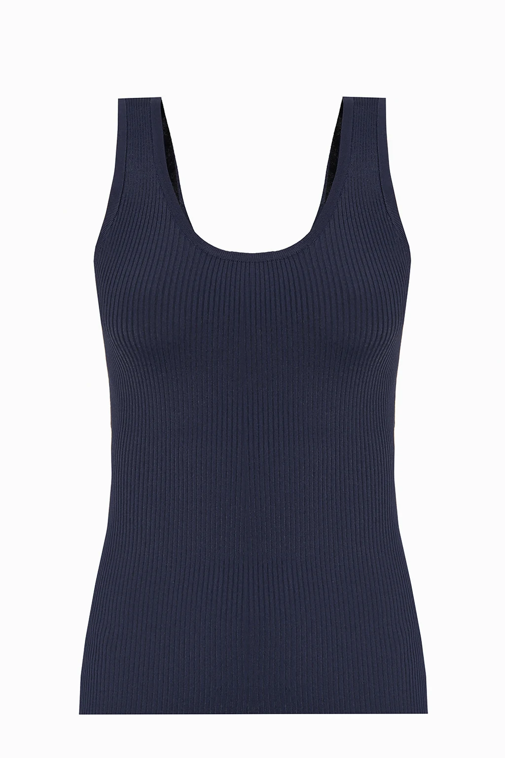 Ribbed sleeveless top