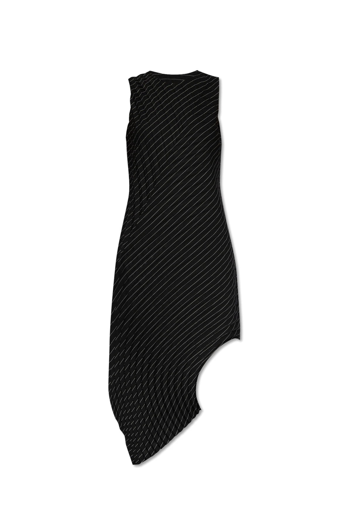 Asymmetrical pleated dress