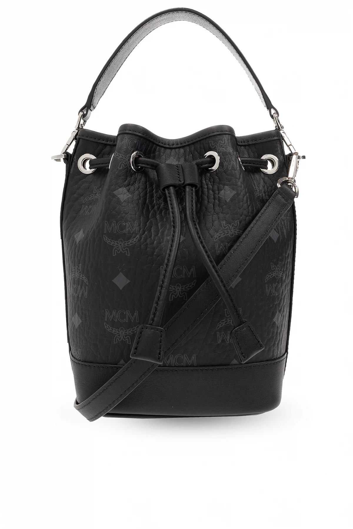 CZARNY Torba na ramię ‘Dessau’ typu ‘bucket’