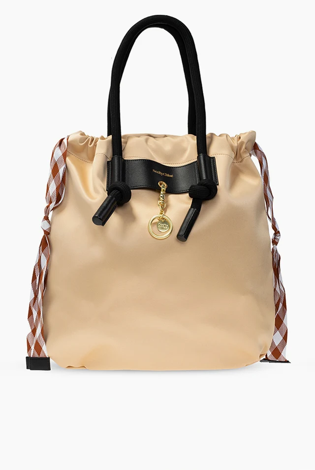 Drawstring shoulder bag