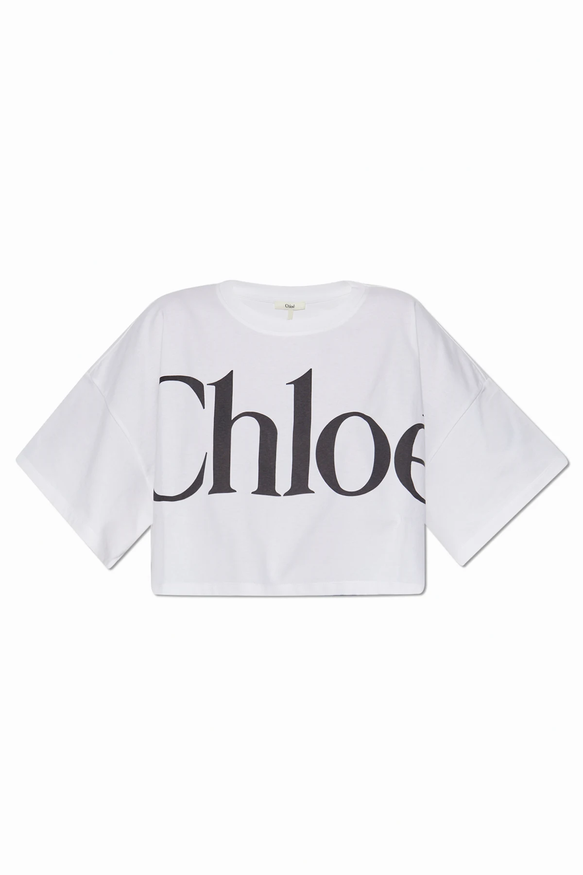 Krótki t-shirt typu `oversize`