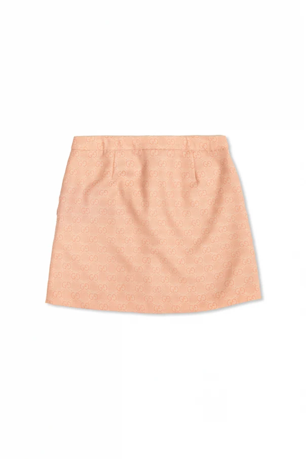 PINK Skirt with GG pattern