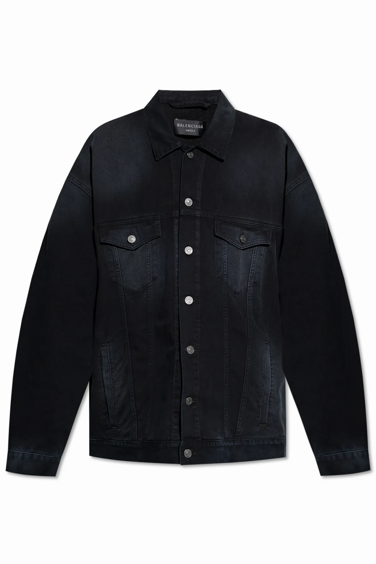 BLACK Loose-fit denim jacket