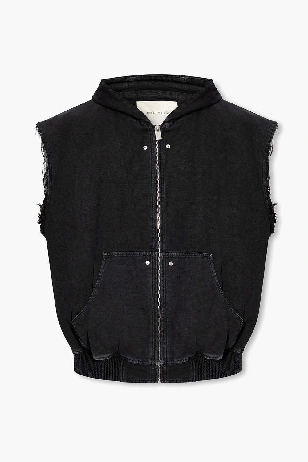 Vest with vintage effect