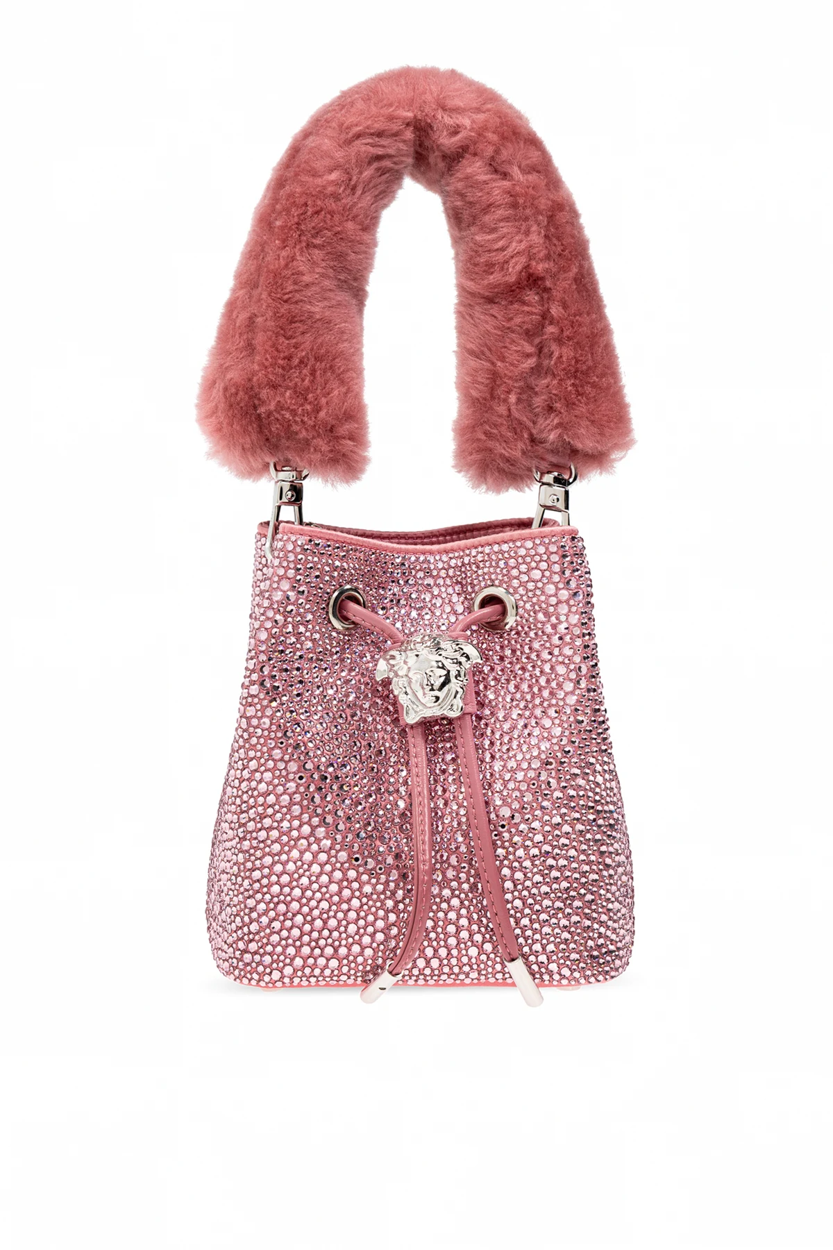 Torba do ręki `Crystal La Medusa Mini` typu `bucket`