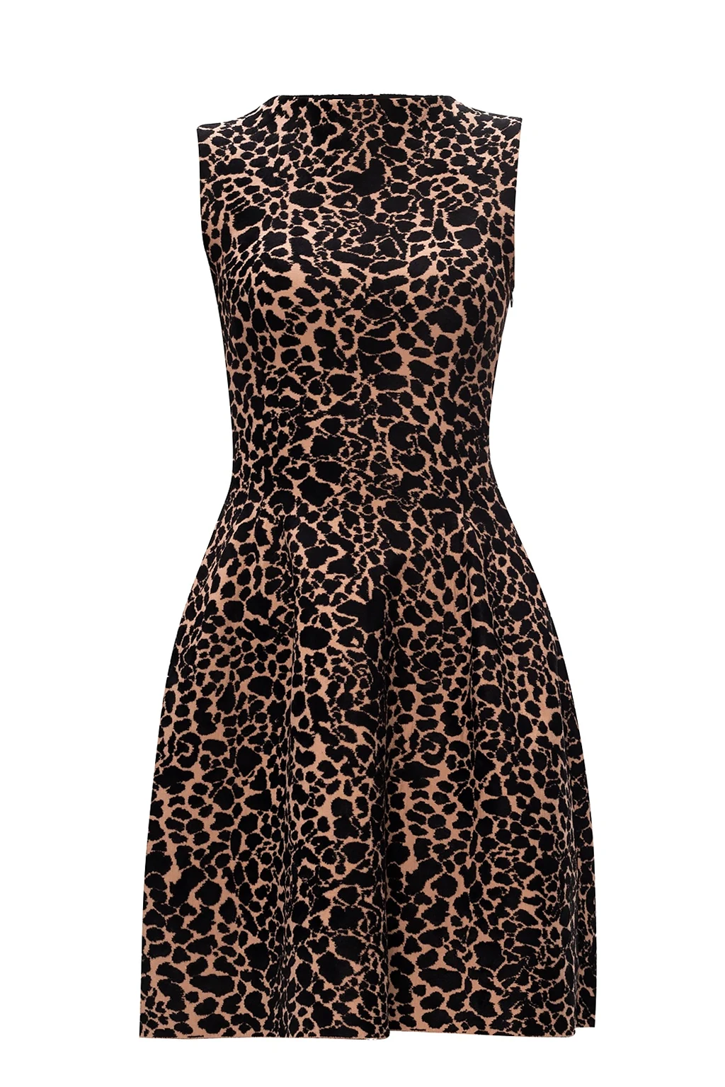 Wzorzysta sukienka bez rękawów