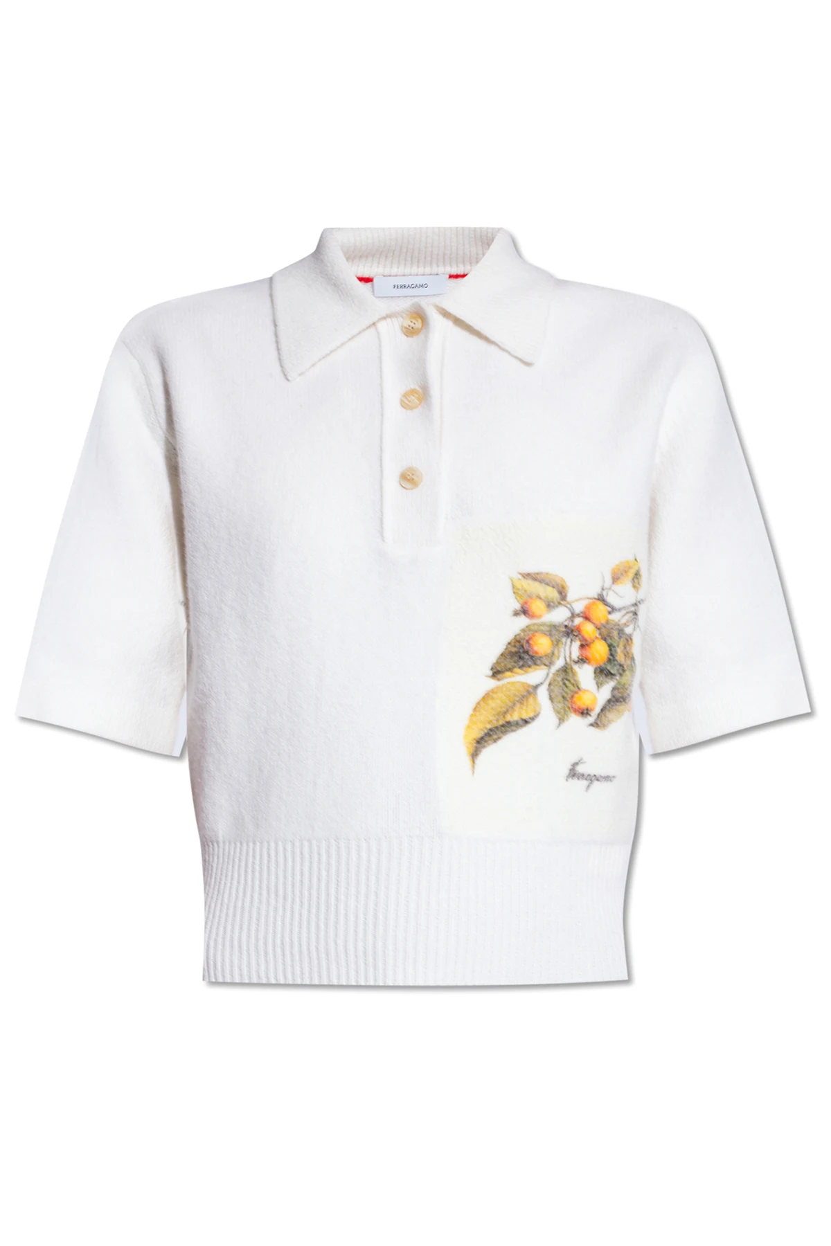 Cashmere polo shirt