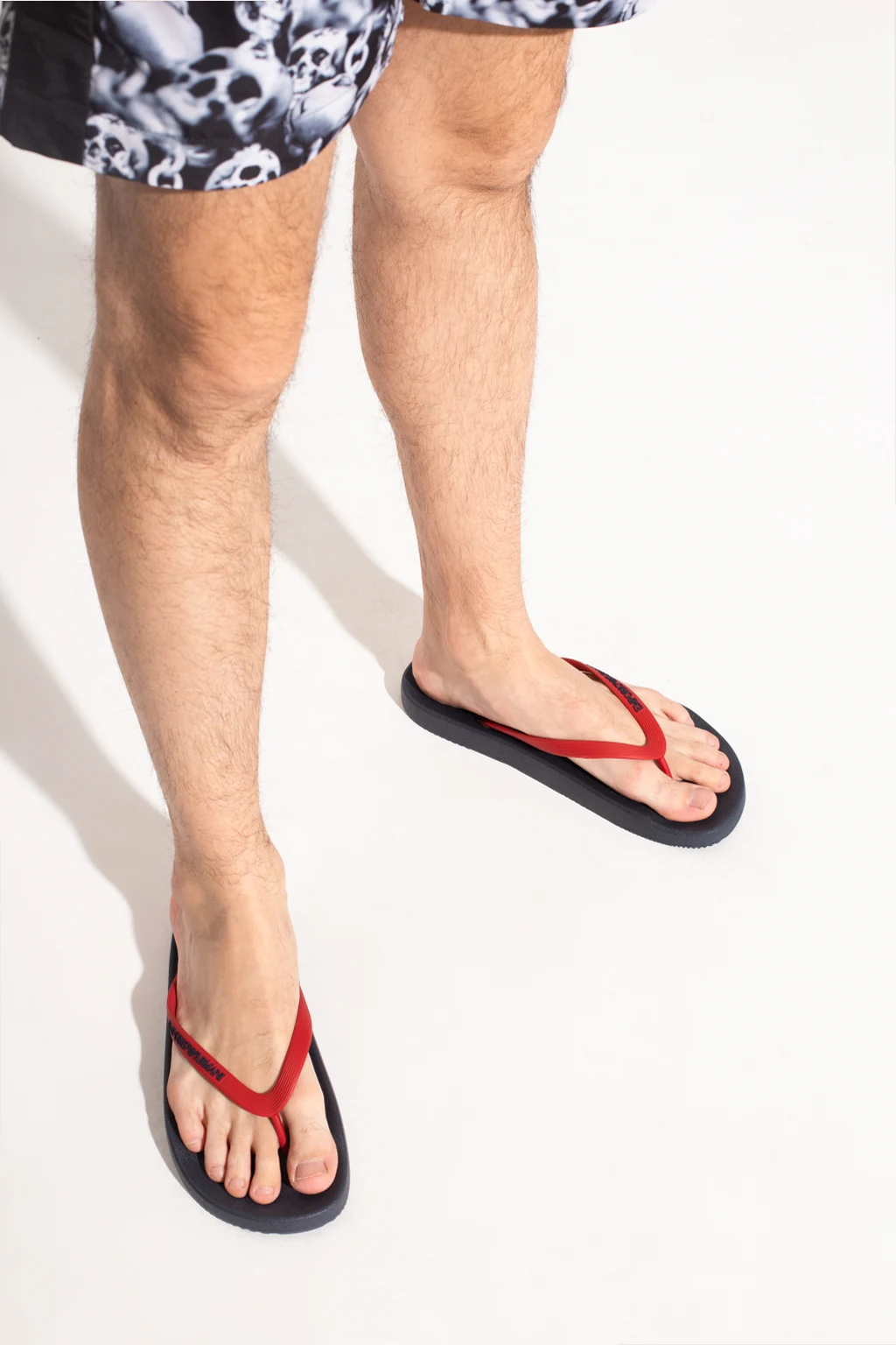 Gumowe japonki z logo