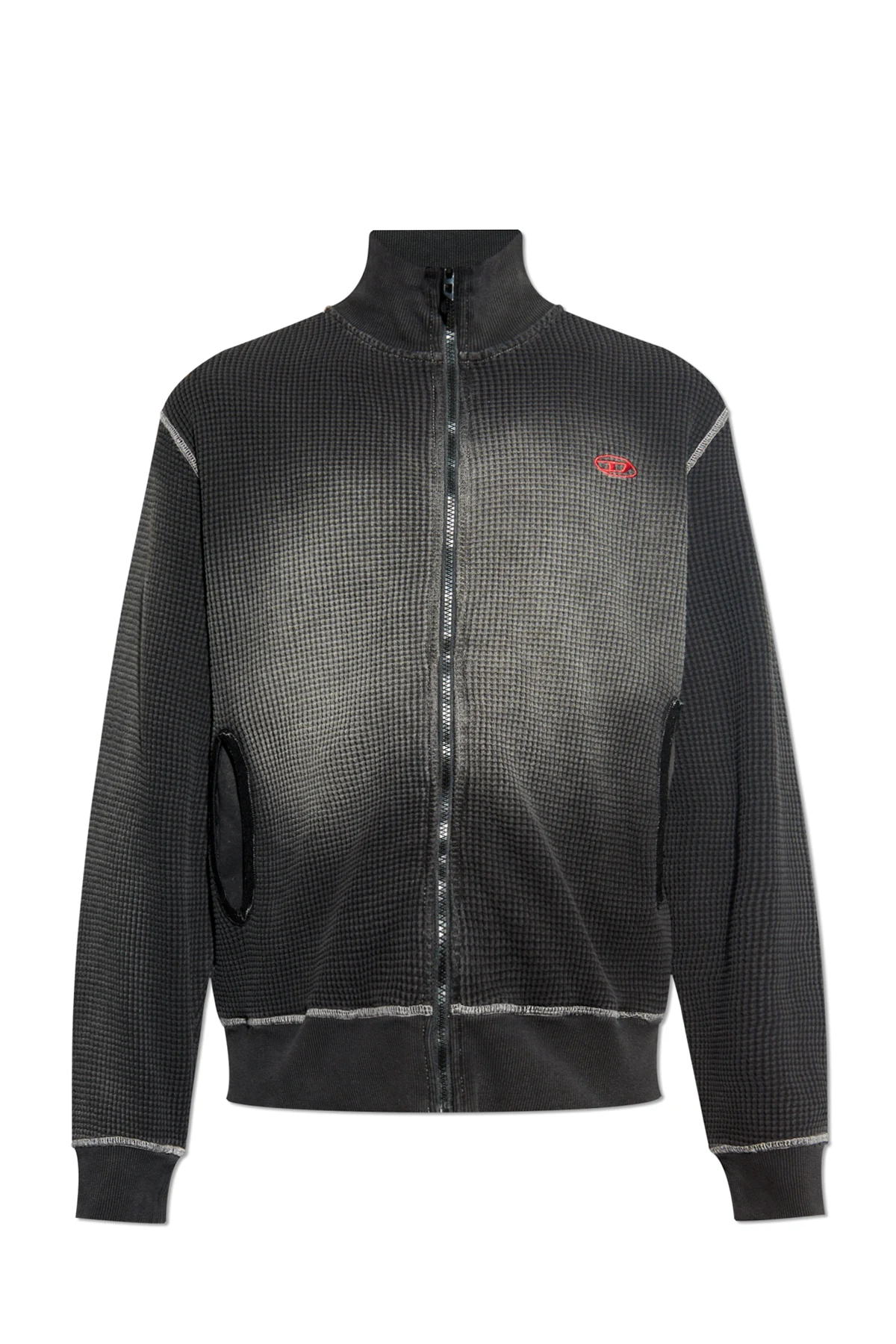 GREY Sweatshirt S-WAFY-ZIP