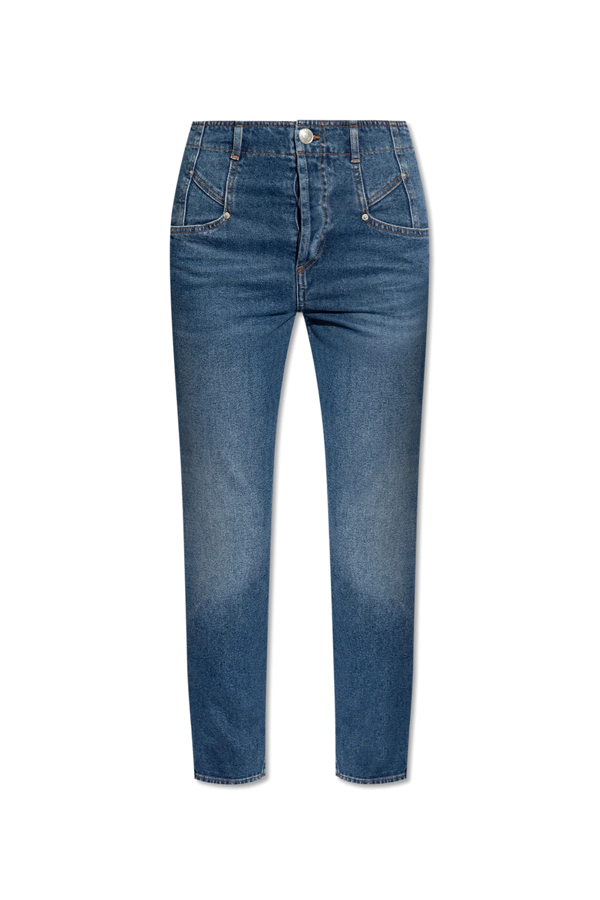 Jeans mit hoher Taille