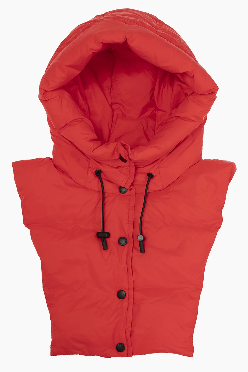 Hooded down collar