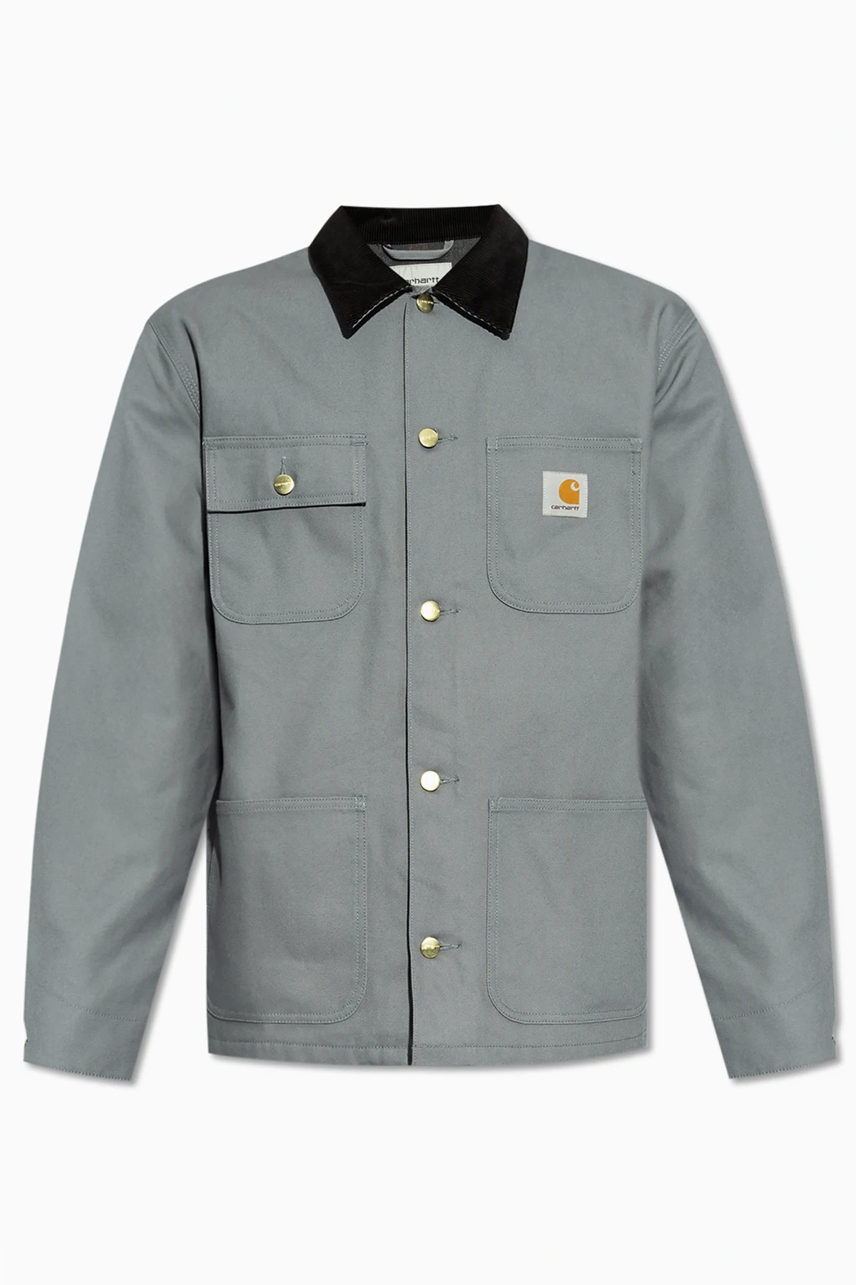 Jacke mit Cordkragen