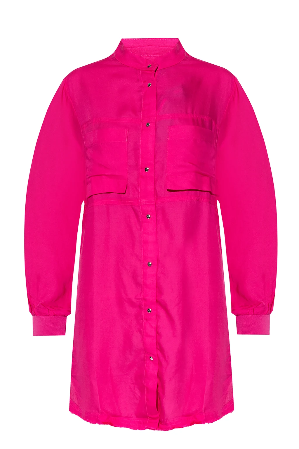 Raw edge shirt