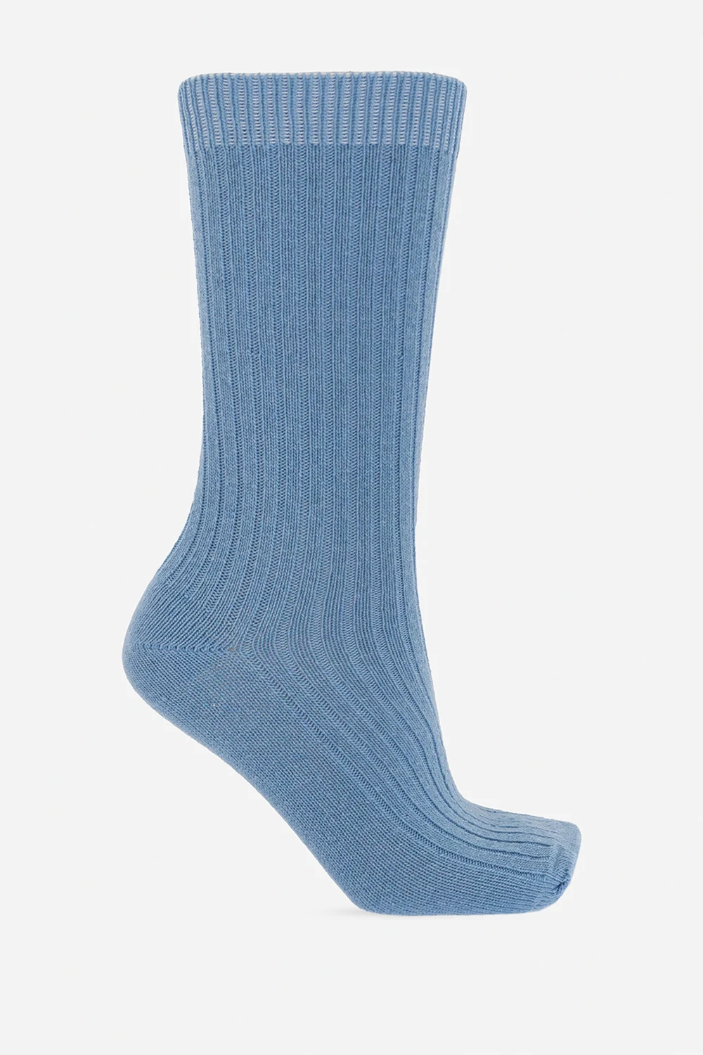 BLUE Ribbed socks