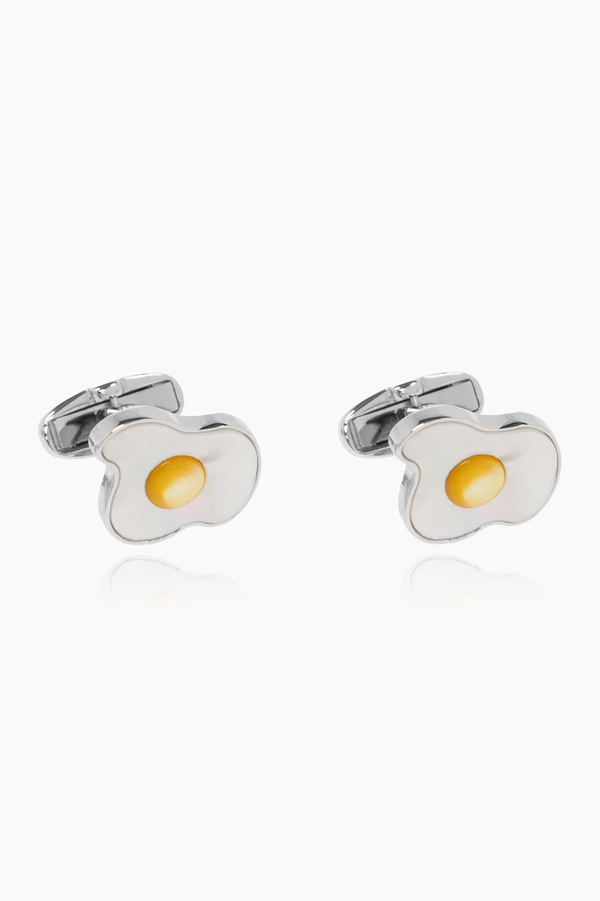 Egg motif cufflinks