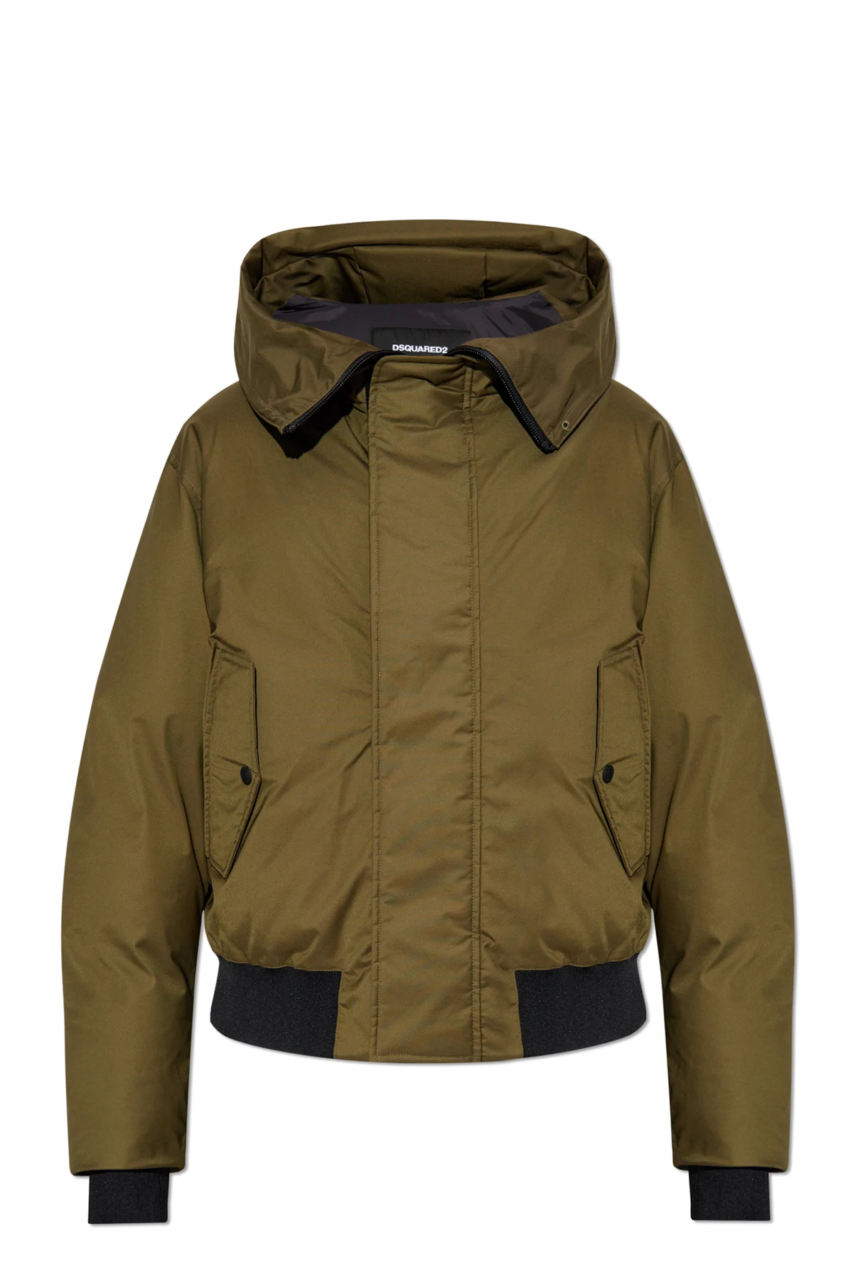 Gefütterte Jacke mit Kapuze
