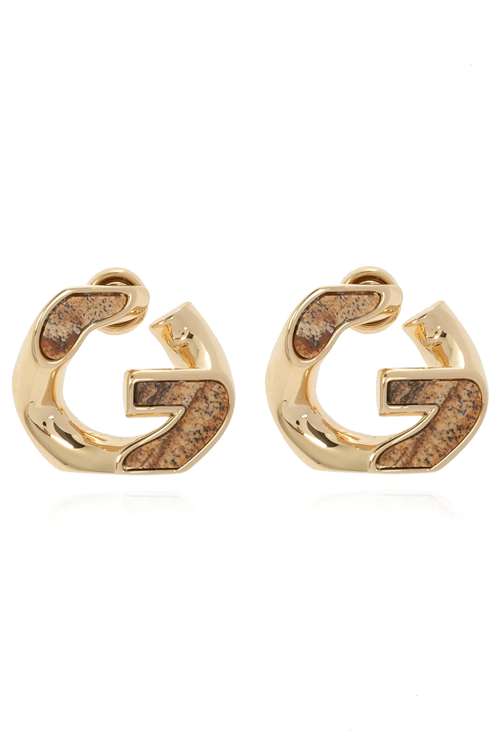 Logo-shaped earrings