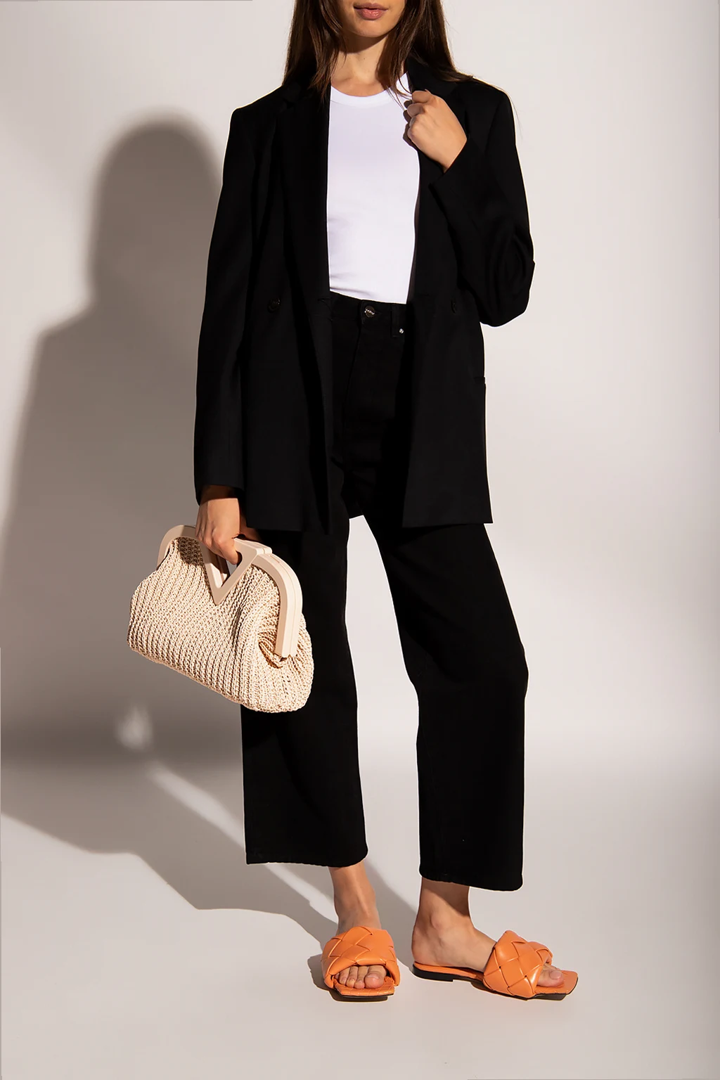 Jeansy z prostymi nogawkami