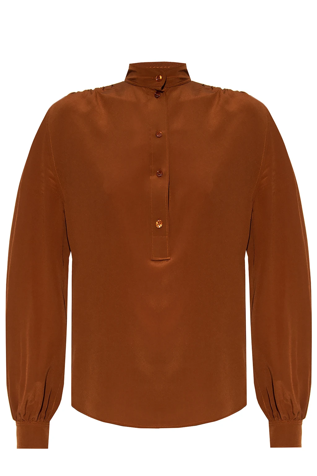 Top with band collar