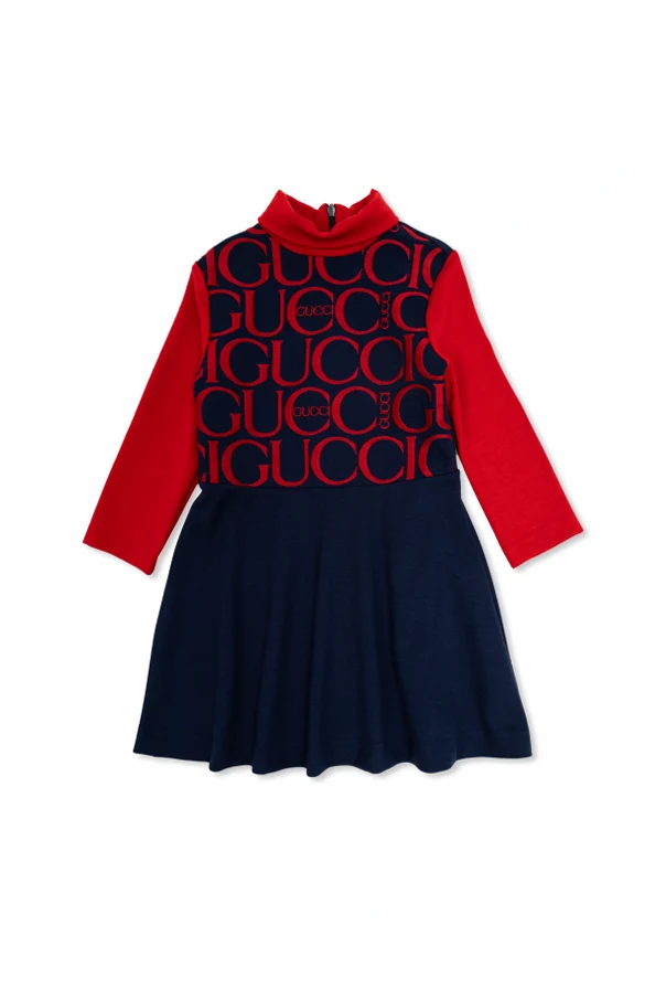 NAVY BLUE Hooded dress