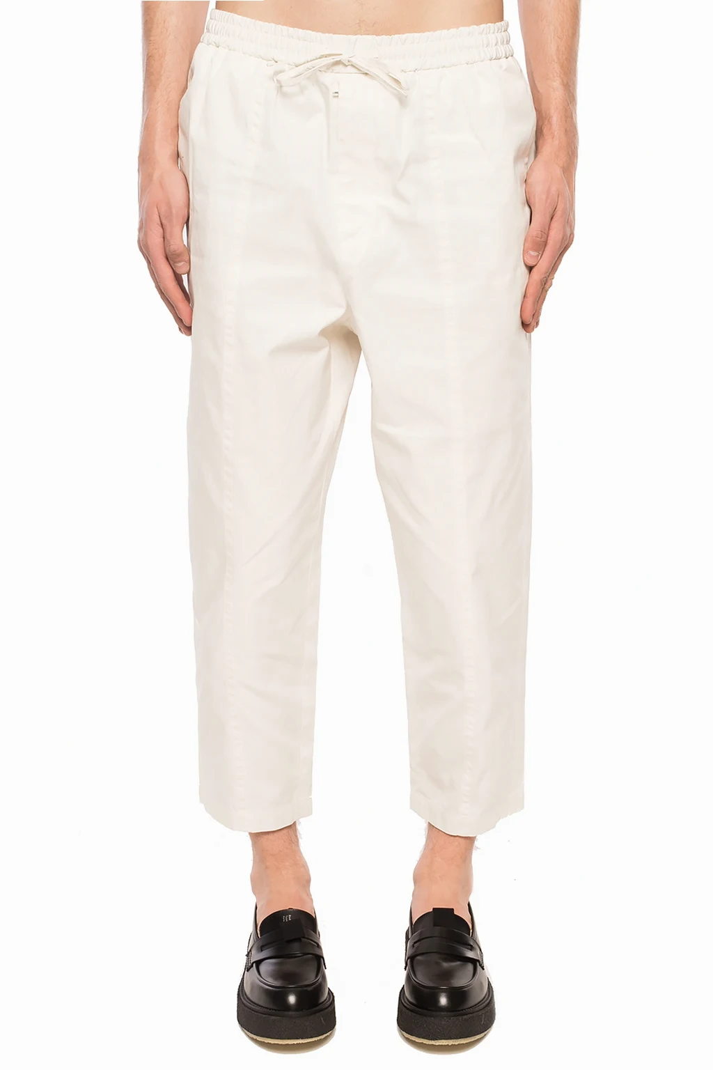 Tapered leg trousers