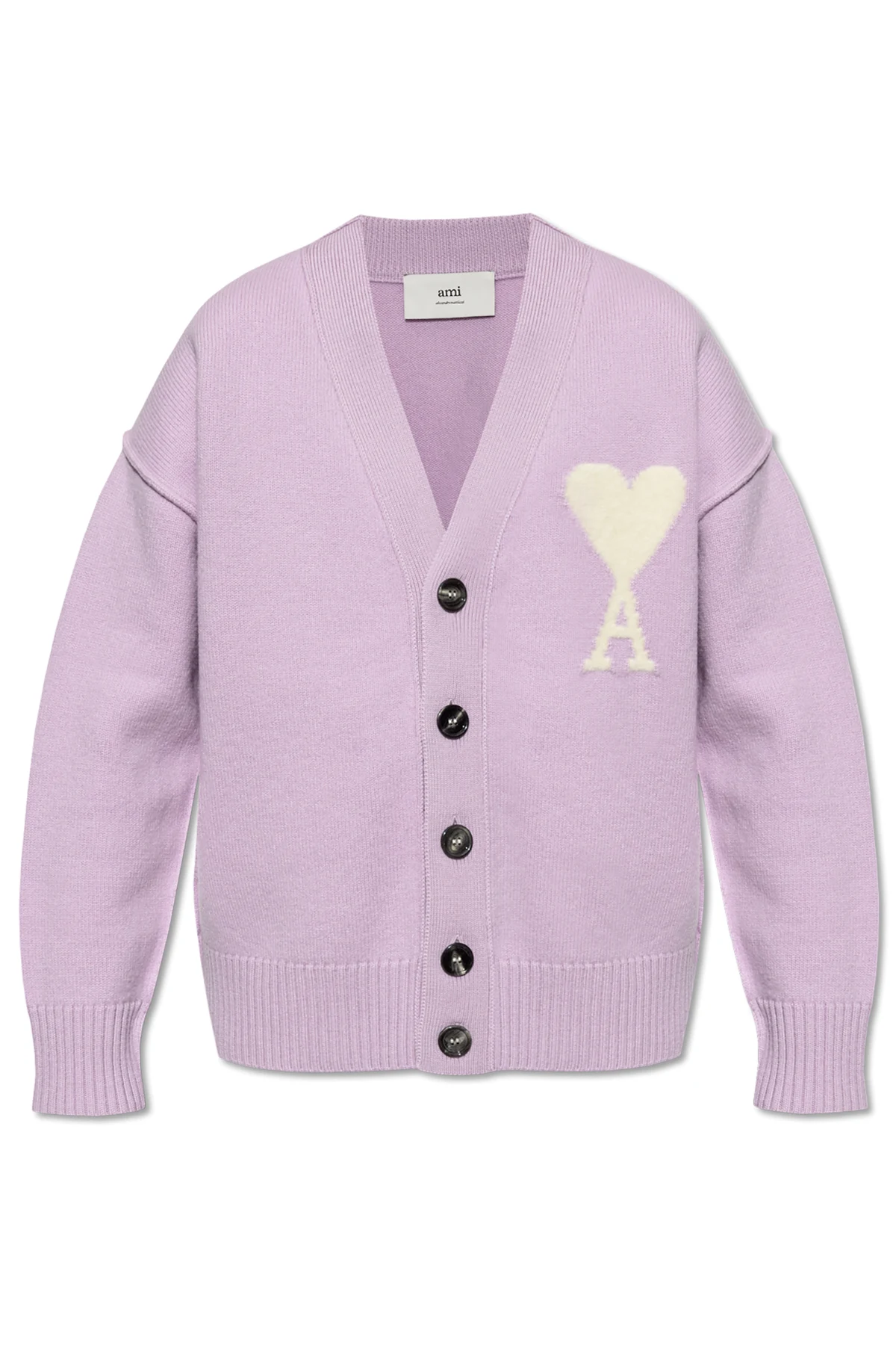 Cardigan with logo