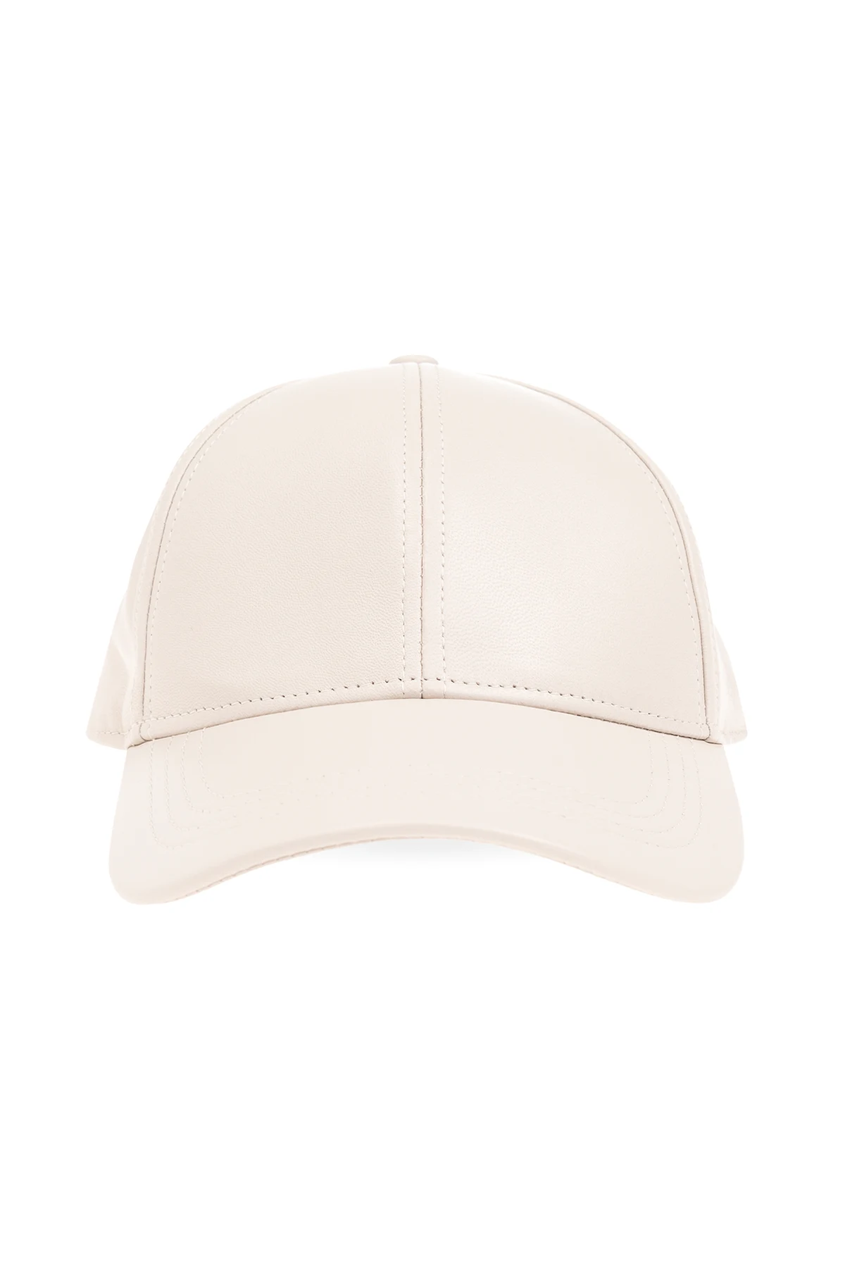 Leather baseball cap
