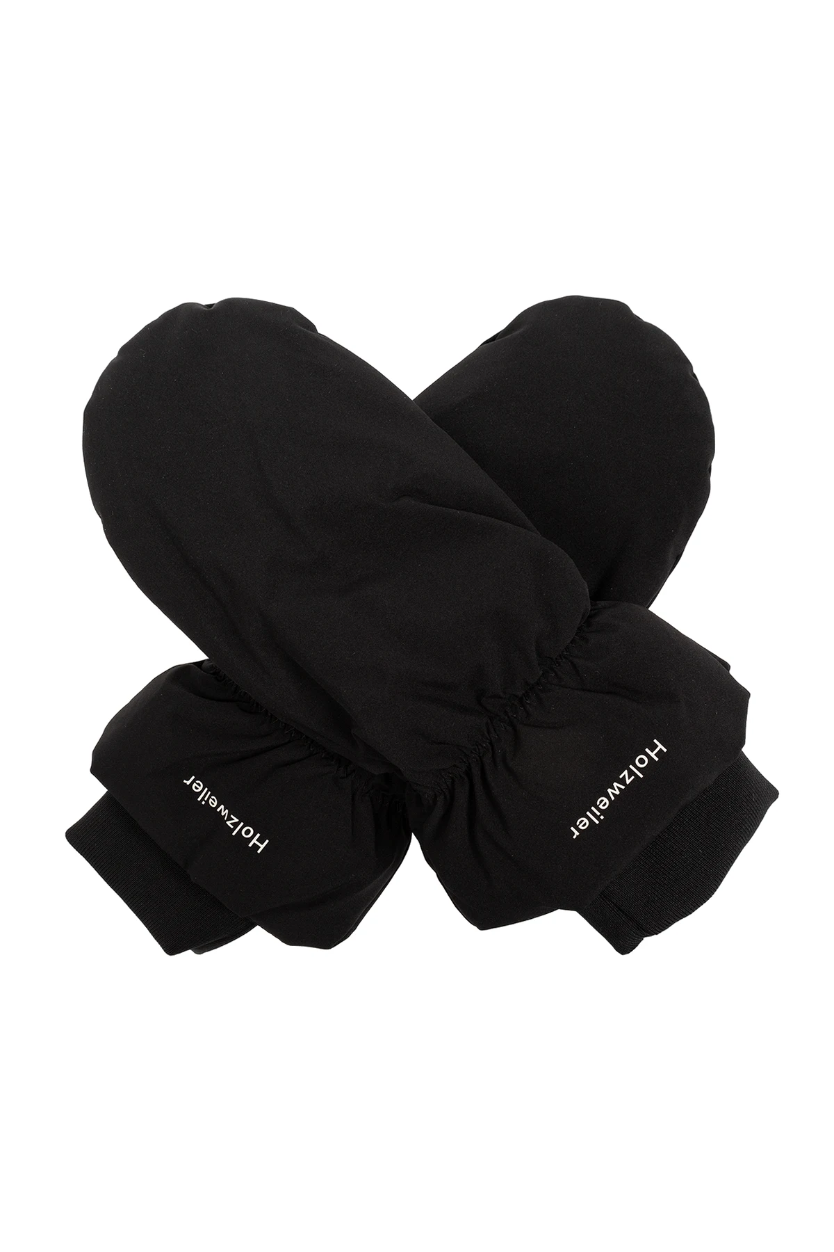 Puchowe rękawice z logo