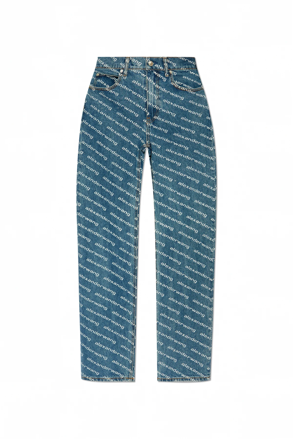 Jeans with shimmering sequins