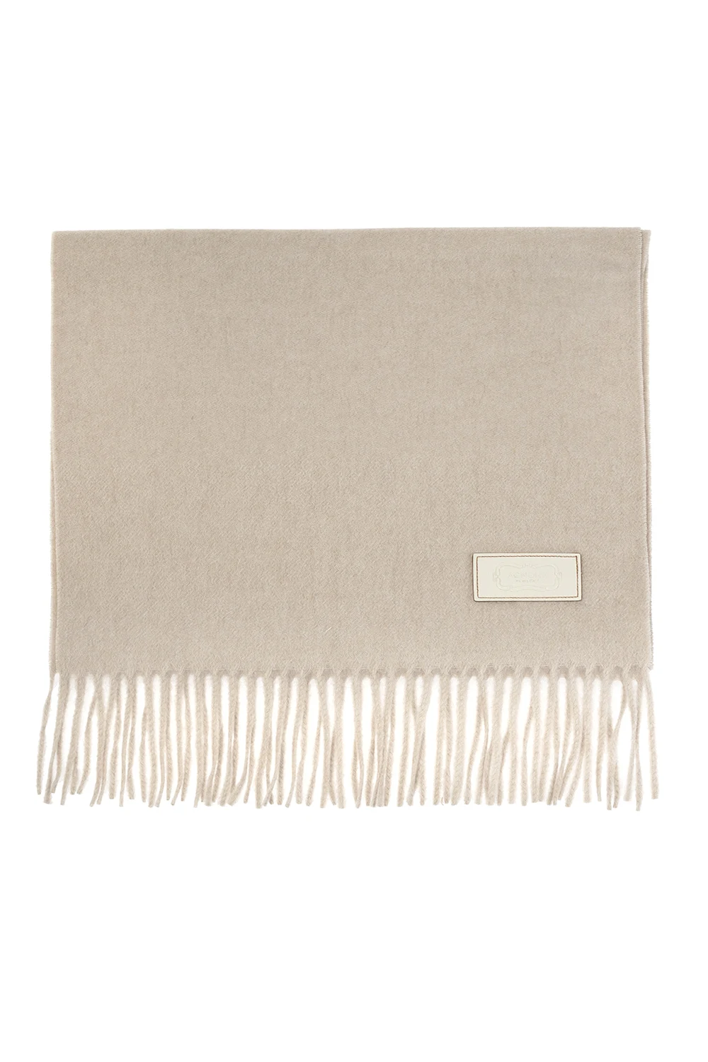 Kaszmirowy szal z logo