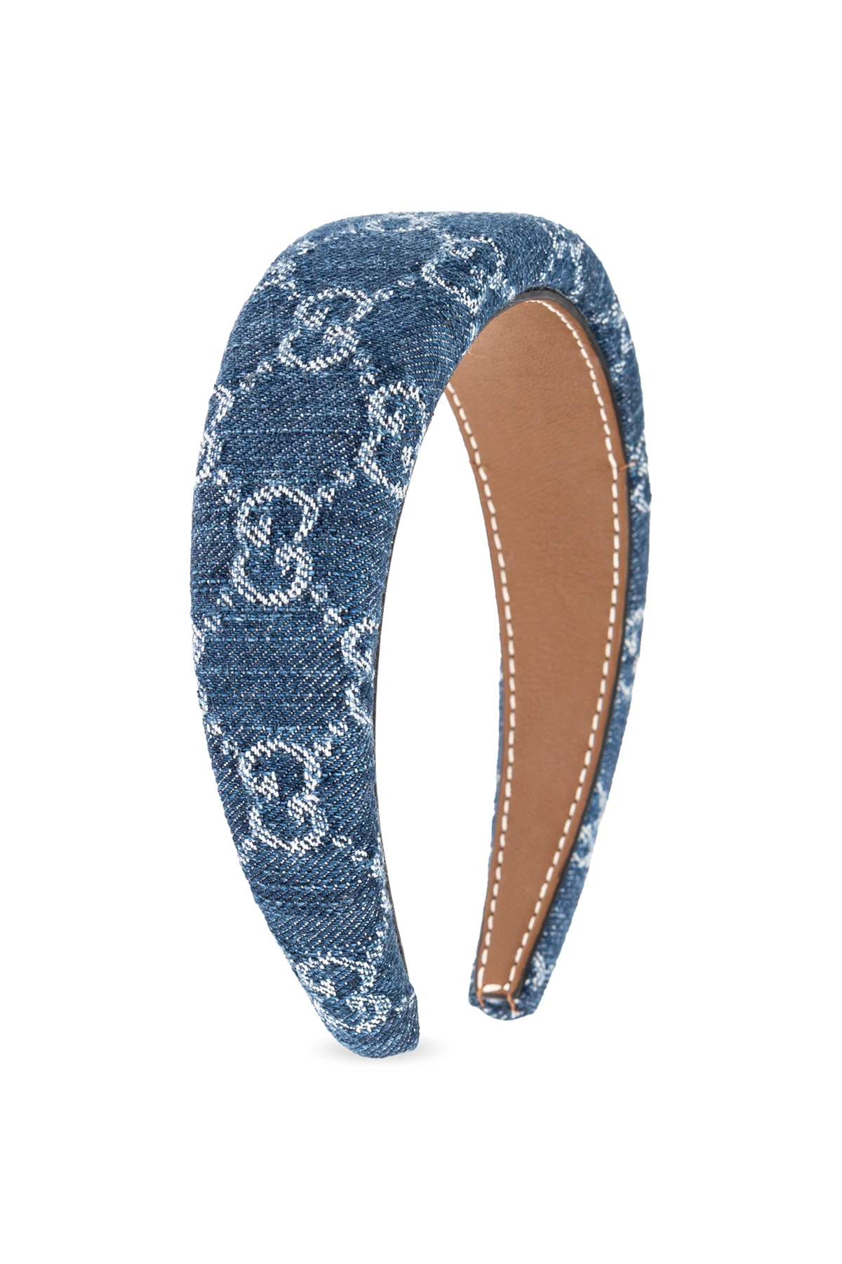 Jeansowa opaska na głowę