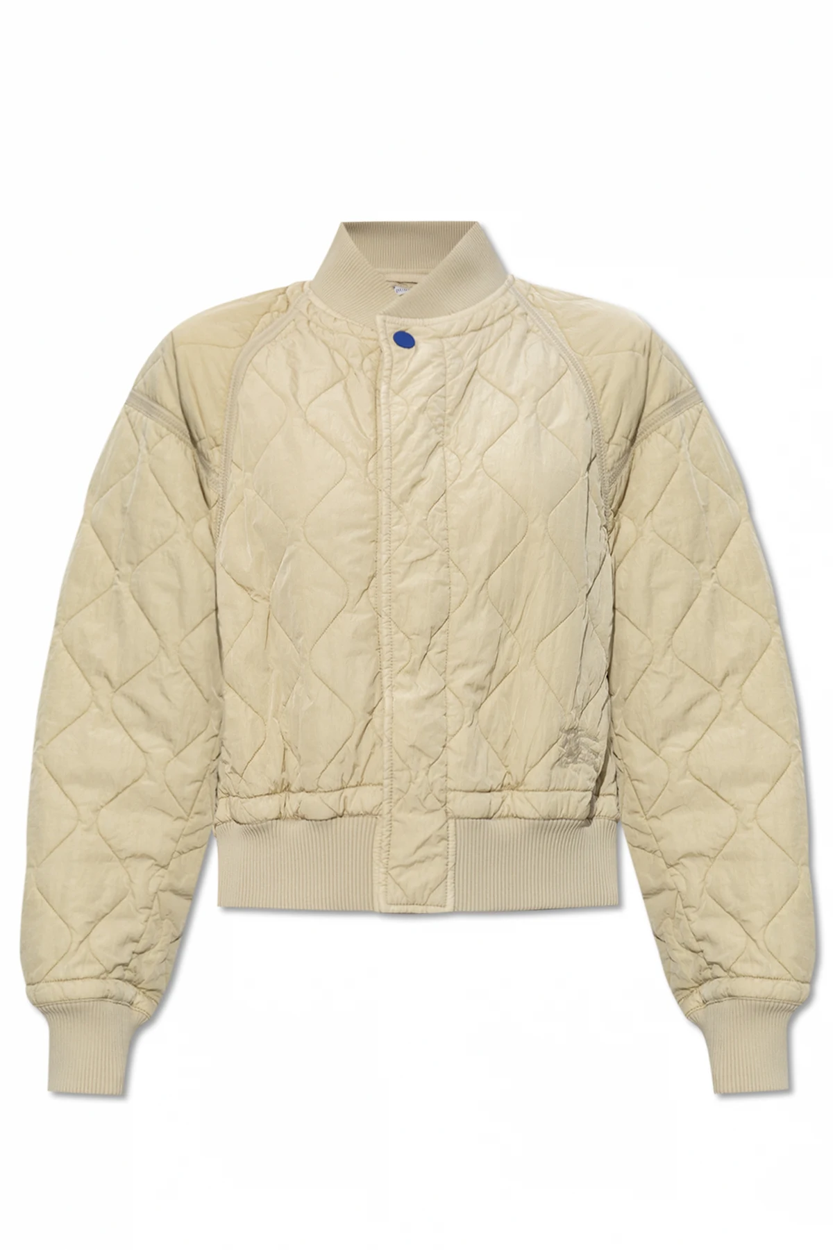 Quilted bomber jacket