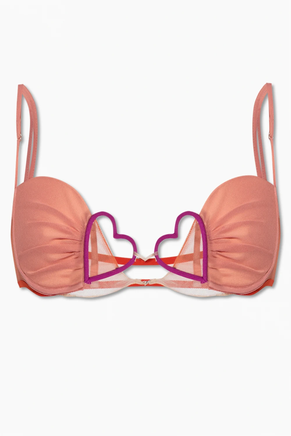 Biustonosz z motywem serc