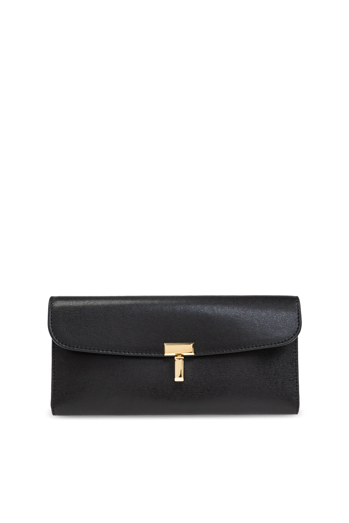 CZARNY Skórzany portfel
