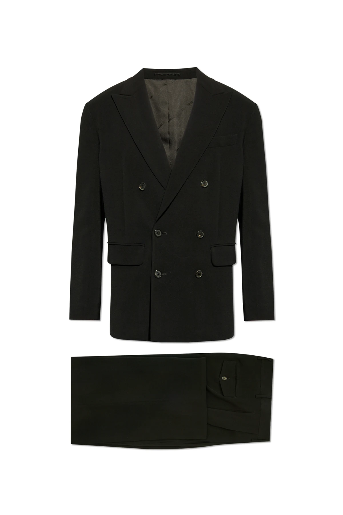 Garnitur z dwurzędową marynarką