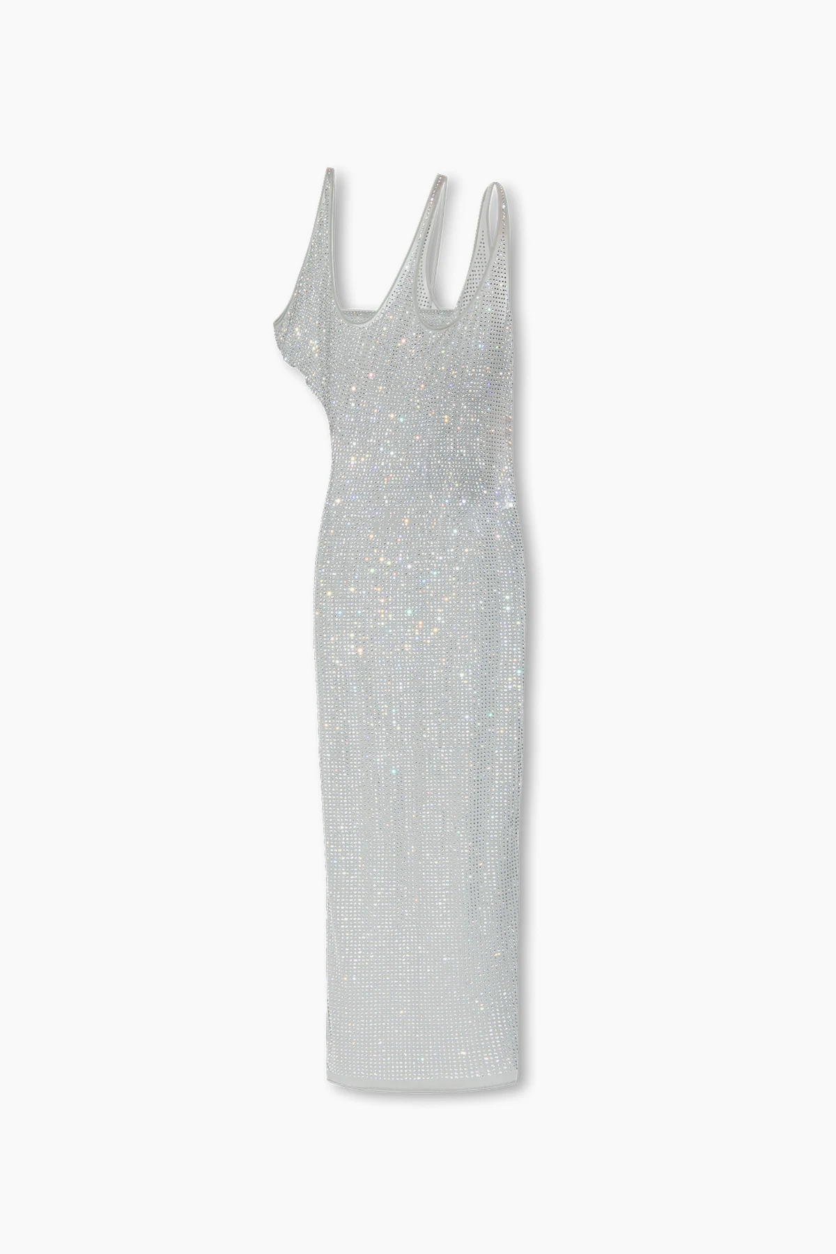 Sukienka z połyskującymi aplikacjami