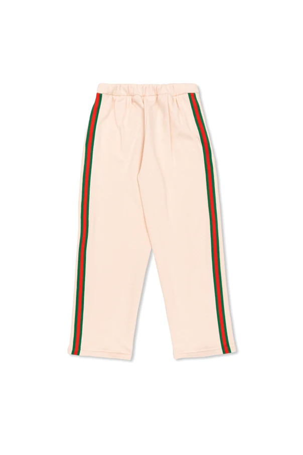 PINK Sweatpants with distinctive Web stripe