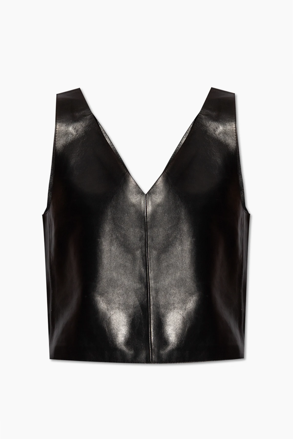 ‘Sibyl’ leather tank top