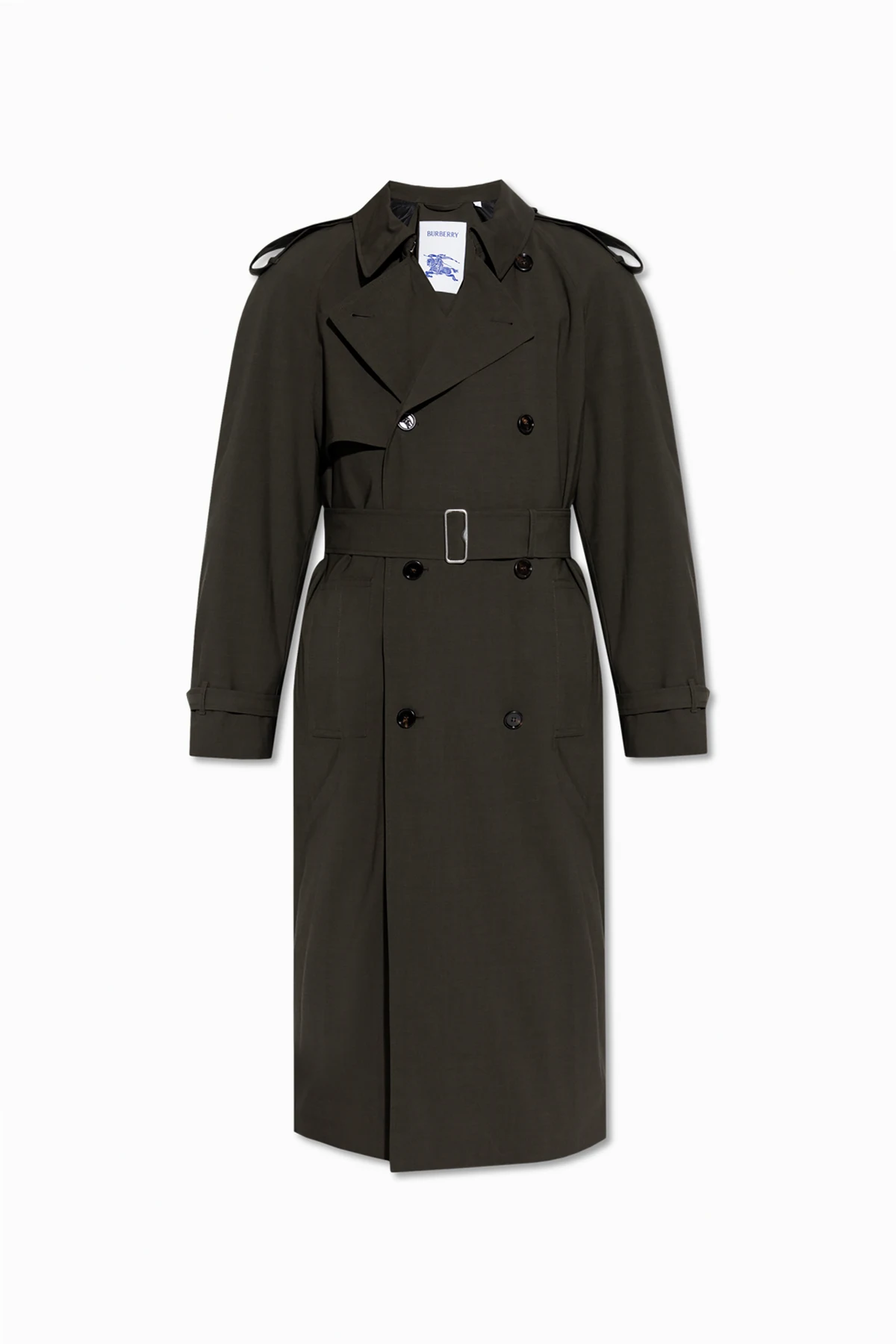 Doppelreihiger Trenchcoat mit Gürtel