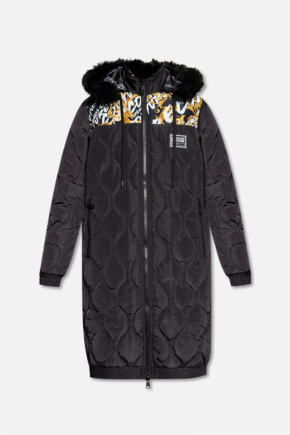 Długa kurtka z kamizelką